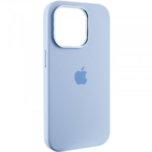 Чехол Silicone Case Metal Buttons (AA) для Apple iPhone 13 Pro Max (6.7")