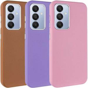 Кожаный чехол Leather Case Metal Buttons для Samsung Galaxy A56 5G