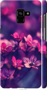 Чехол Пурпурные цветы для Samsung Galaxy A8 Plus 2018 A730F