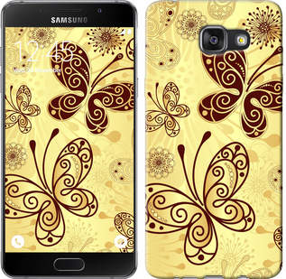 Чехол Красивые бабочки для Samsung Galaxy A7 (2016) A710F