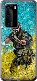 Чохол Воїн ЗСУ на Huawei P40 Pro