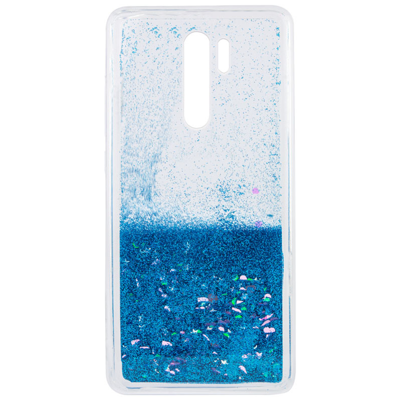 

TPU чехол Liquid hearts для Xiaomi Redmi 9 (Голубой) 1067858