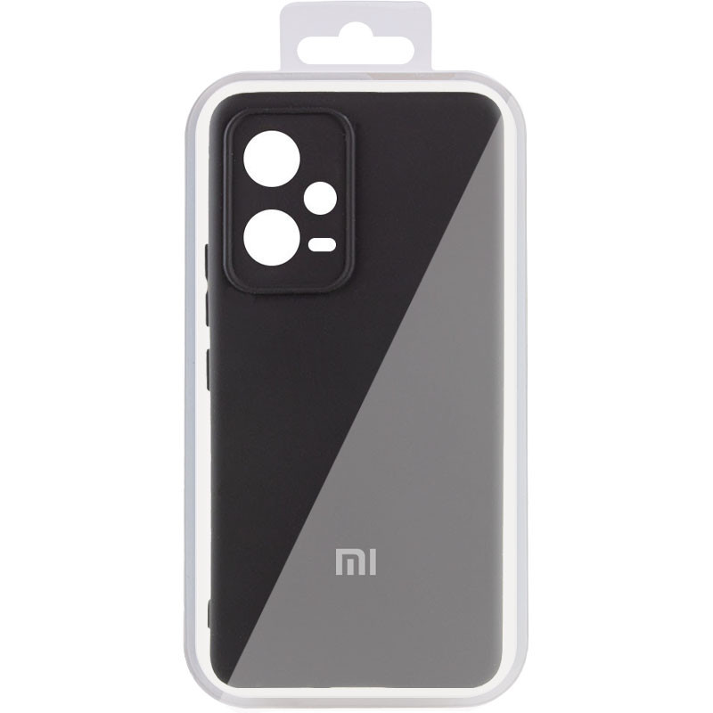 Чехол Silicone Cover Lakshmi Full Camera (AA) with logo для Xiaomi Poco X5 5G / Note 12 5G (Черный / Black) в магазине vchehle.ua