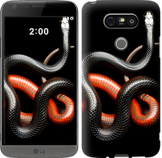 

Чохол Червоно-чорна змія для LG H860 G5 482119