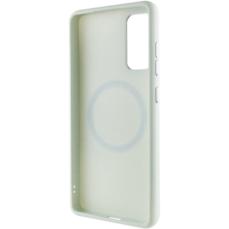 Фото TPU чехол Bonbon Metal Style with Magnetic safe для Samsung Galaxy S21 FE (Белый / White) в магазине vchehle.ua