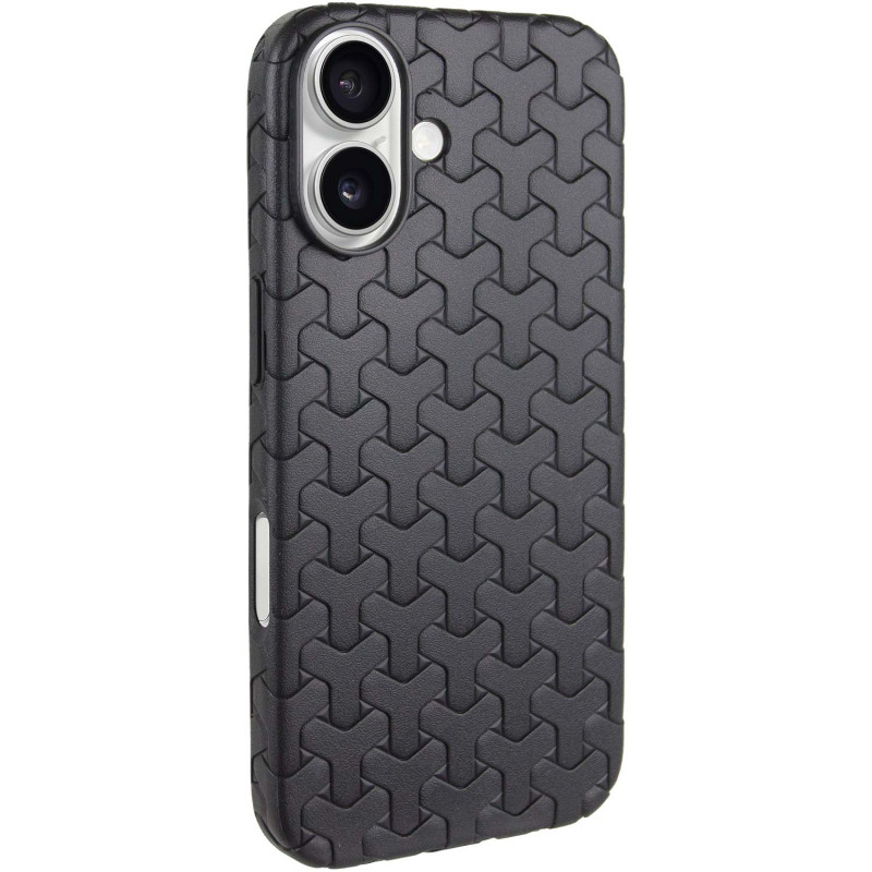 Чехол TPU Weaving для Apple iPhone 16 (6.1") (Black)