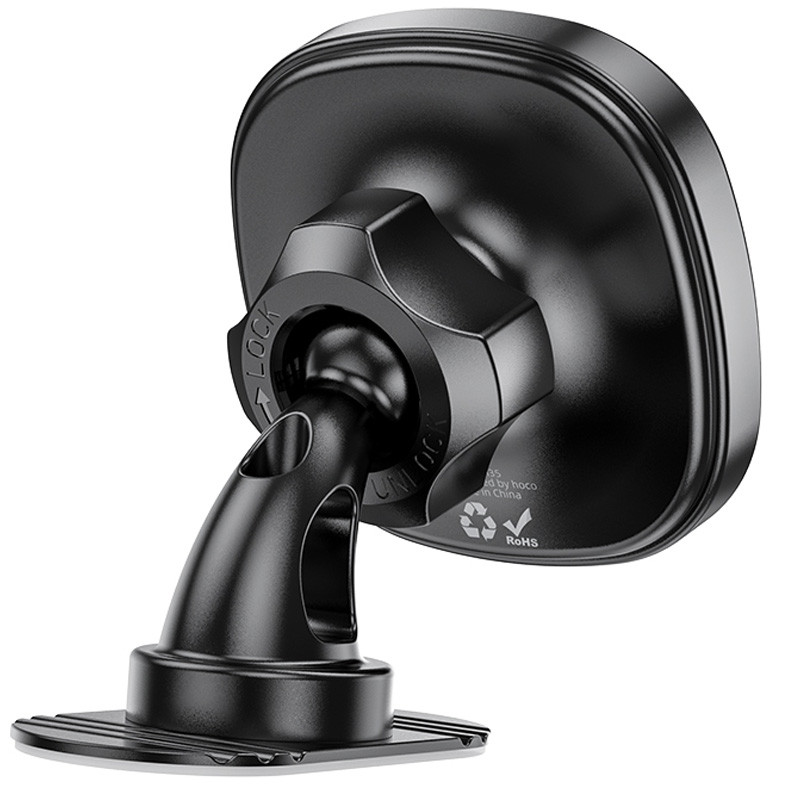Фото Уцінка Автотримач Hoco H35 Cheeatag magnetic ring (centr console) (Пошкоджене пакування / Black) на vchehle.ua