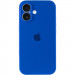 Фото Чехол Silicone Case Full Camera Protective (AA) для Apple iPhone 16 (6.1") (Синий / Capri Blue) на vchehle.ua