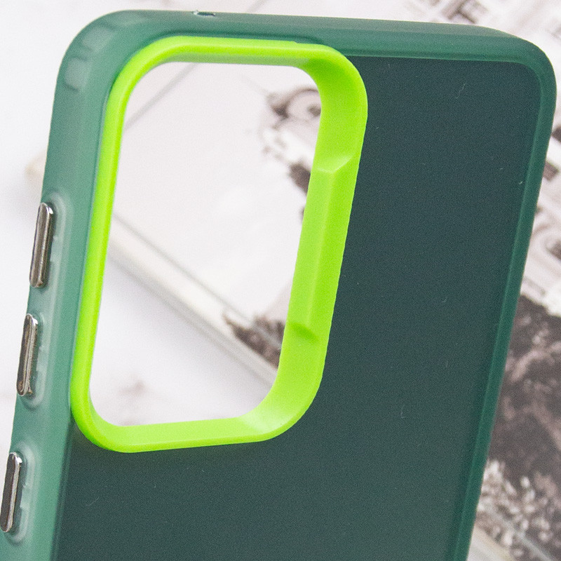 Фото TPU+PC чохол Magic glow with protective edge на Samsung Galaxy S20 FE (Green) в маназині vchehle.ua