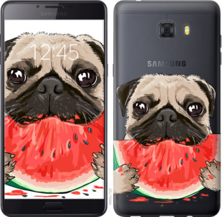 

Чехол Мопс и арбуз для Samsung Galaxy C9 Pro 843447