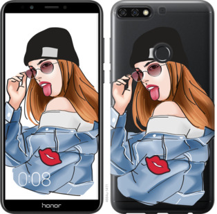 

Чехол Девушка v3 для Huawei Honor 7C 843135