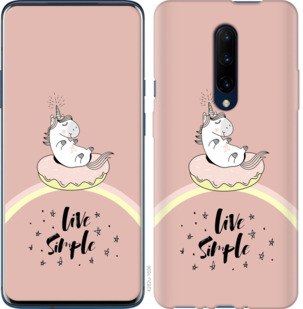 

Чехол Единорожка в пончике для OnePlus 8 916250