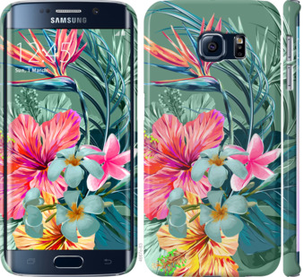 

Чехол Тропические цветы v1 для Samsung Galaxy S6 Edge G925F 844796