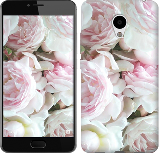 Чехол Пионы v2 для Meizu M3