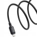 Фото Дата кабель Baseus Silky Series OS Fast Charging USB to Lightning 2.4A (1m) (P1037770) (Cluster Black) на vchehle.ua