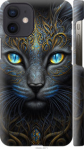Чохол Узорчата кішка на iPhone 12 Mini