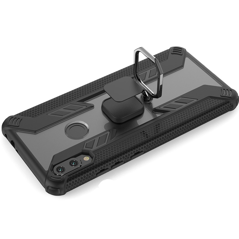 

Ударостійкий чохол Combo Ring for Magnet для Xiaomi Redmi 7 (Чорний) 715233