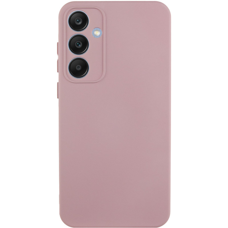 Чохол Silicone Cover Lakshmi Full Camera (AA) на Samsung Galaxy S25 (Рожевий / Pink Sand)