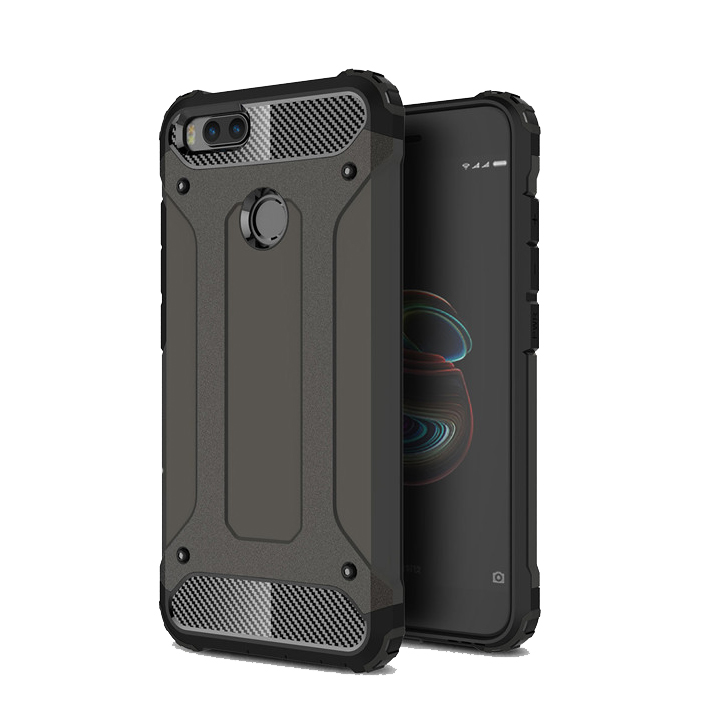 

Бронированный противоударный TPU+PC чехол Immortal для Xiaomi Mi 5X (Металл / Gun Metal) 361192