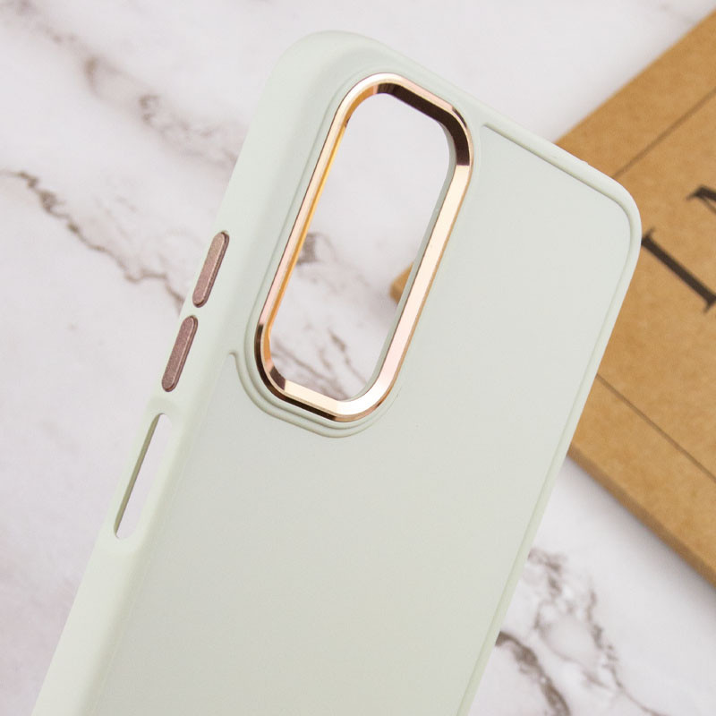 Купить TPU чехол Bonbon Metal Style для Samsung Galaxy A34 5G (Белый / White) на vchehle.ua