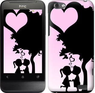

Чехол Искренняя любовь для HTC One V t320e 589630