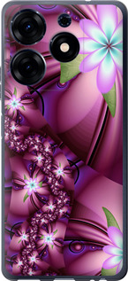 

Чехол Цветочная мозаика для Tecno Spark 10 Pro 1695288