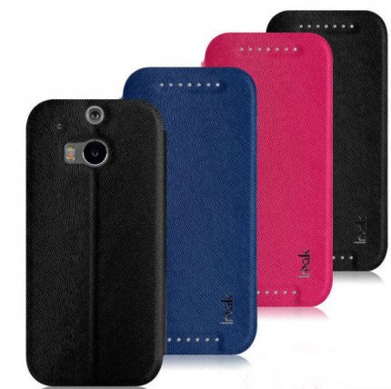 Фото Кожаный чехол (книжка) IMAK Fun Series для HTC New One 2 / M8 на vchehle.ua