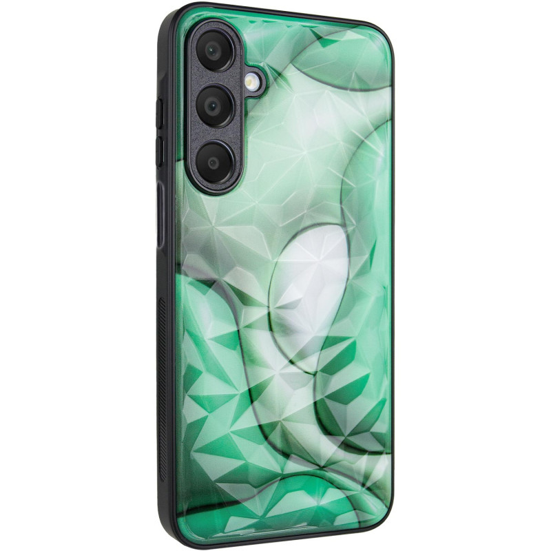 TPU+PC чехол Prisma BubbleGum для Samsung Galaxy A15 4G/5G (3D Green)