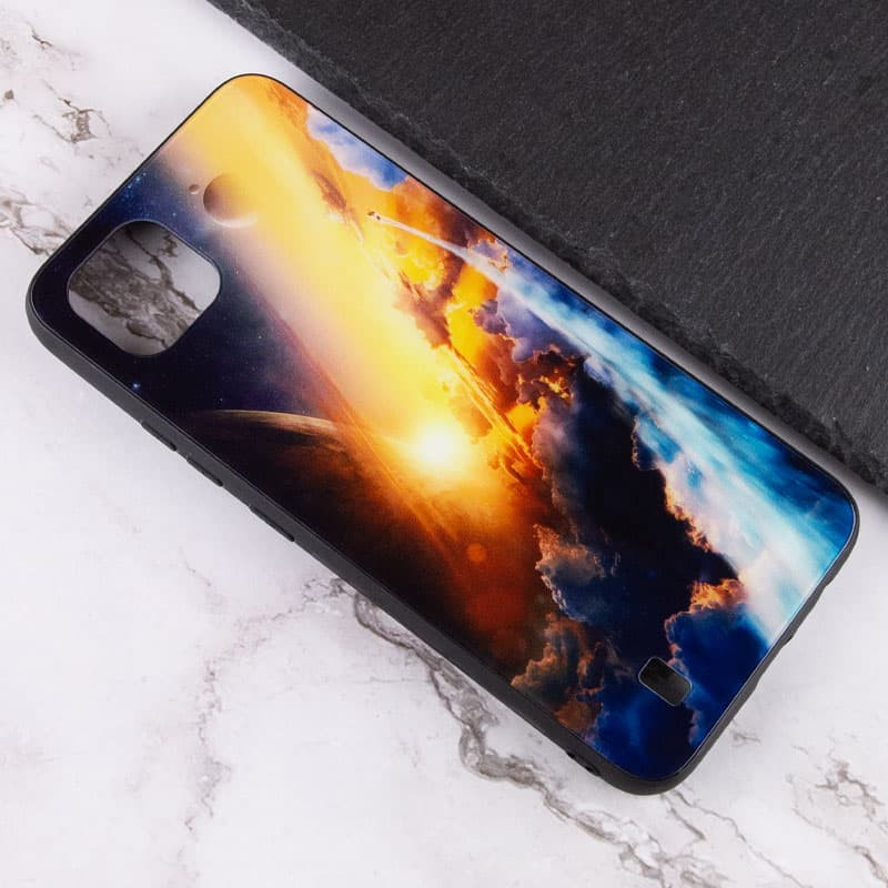 Фото TPU+Glass чехол Diversity для Realme C11 (2021) (Above the clouds) в магазине vchehle.ua