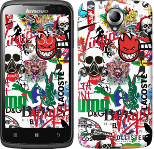 

Чохол Many different logos на Lenovo S820 637952
