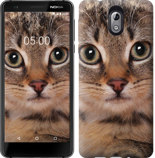 

Чехол Полосатый котик для Nokia 3.1 675843
