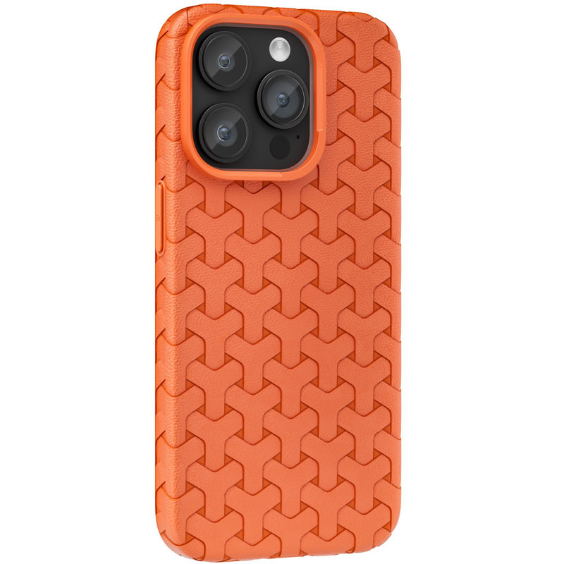 Чохол TPU Weaving на Apple iPhone 12 Pro / 12 (6.1") (Orange)