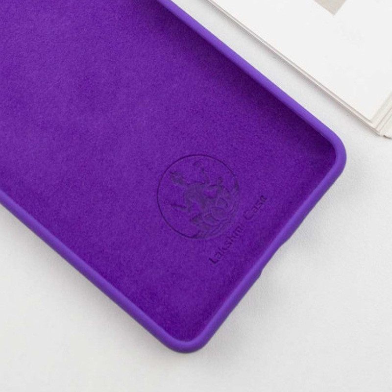 Фото Чохол Silicone Cover Lakshmi Full Camera (AAA) with Logo на Samsung Galaxy A24 4G (Фіолетовий / Amethyst) на vchehle.ua