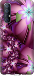Чехол Цветочная мозаика для Oppo Reno 3 Pro