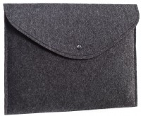 Чорний повстяний чохол-конверт GMAKIN (GM60) на для MacBook 12