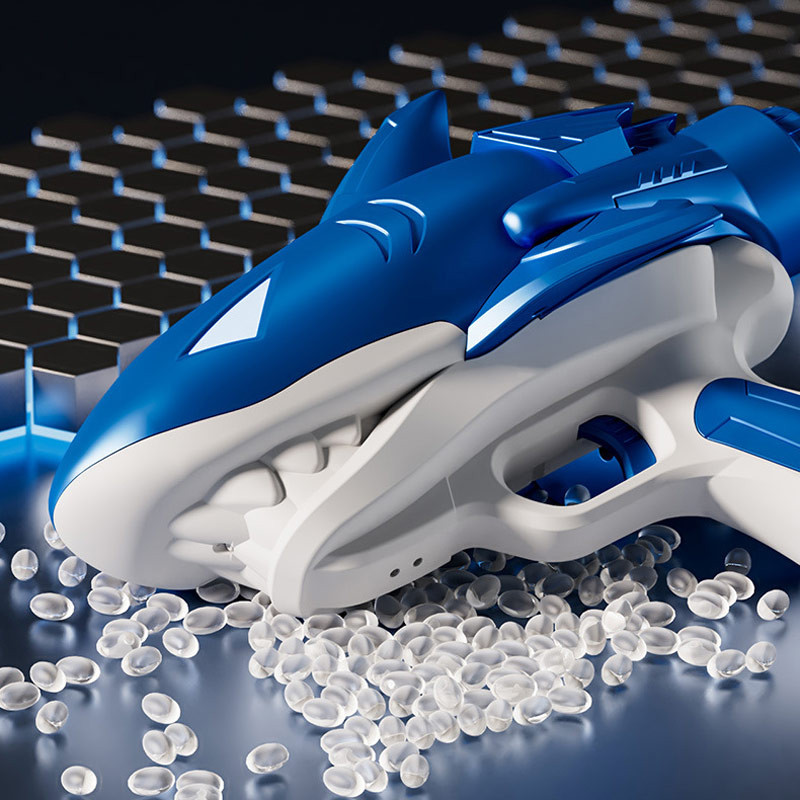 Заказать Водный аккумуляторный пистолет Shark Water Gun 185-68 (300ml) with lithium battery (Blue) на vchehle.ua