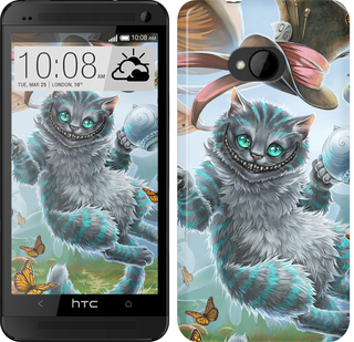 

Чехол Чеширский кот 2 для HTC One M7 246549