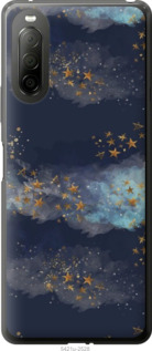 

Чехол Ночь золотые звезды для Sony Xperia 10 II 1406081