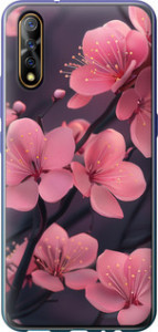 Чохол Пурпурна сакура на Vivo V17 Neo