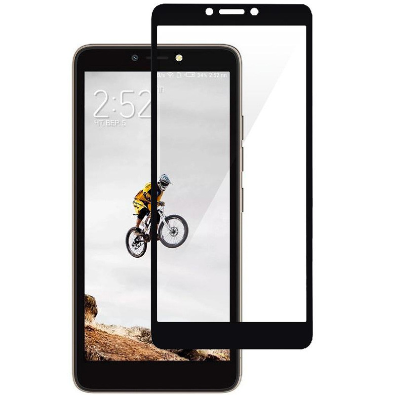 

Захисне скло 2.5D CP + (full glue) на TECNO POP 2F (Чорний) 1163020