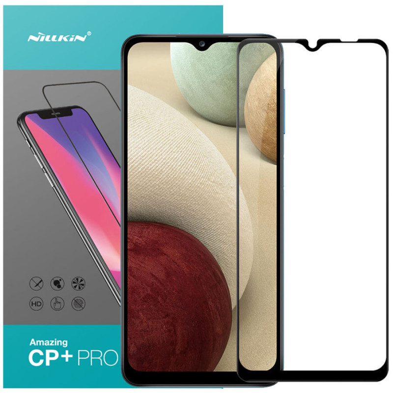 Захисне скло Nillkin (CP+PRO) на Samsung Galaxy A12 / A32 5G / M12 (Чорний)