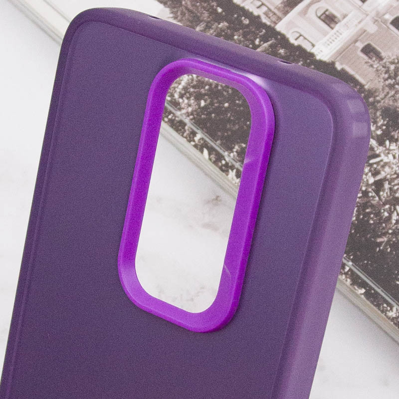 TPU+PC чехол Magic glow with protective edge для Xiaomi Redmi Note 8 Pro (Purple) в магазине vchehle.ua