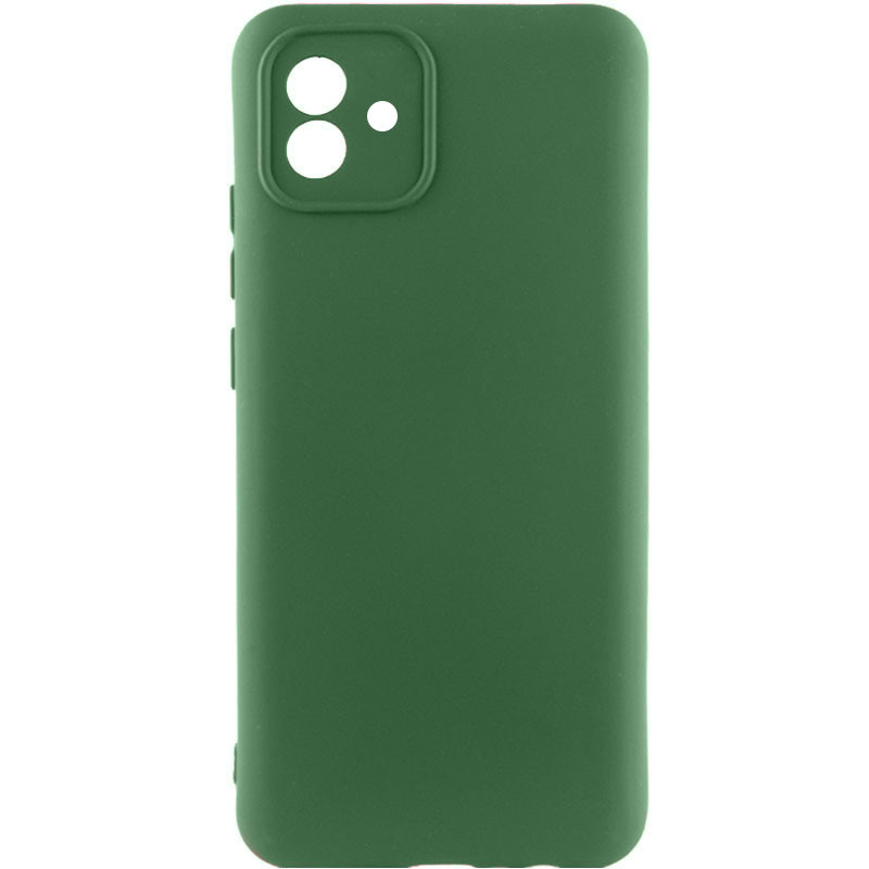 Чохол Silicone Cover Lakshmi Full Camera (A) на Samsung Galaxy A04 (Зелений / Dark green)