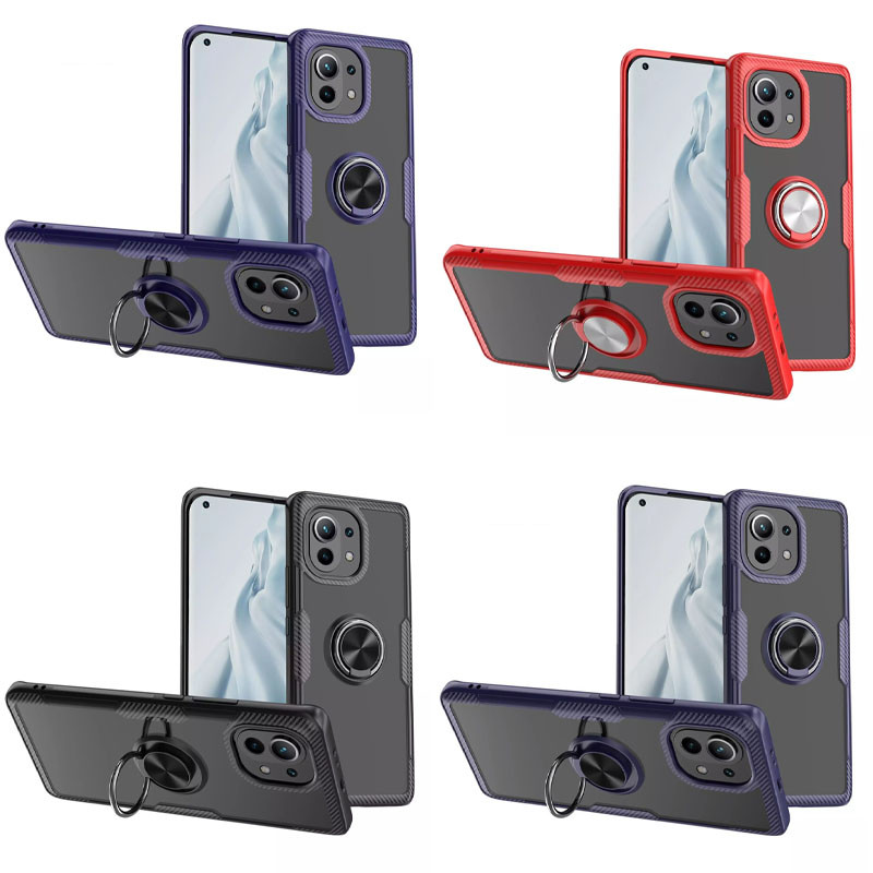 TPU+PC чехол Deen CrystalRing for Magnet (opp) для Xiaomi Mi 11