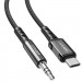 Фото Перехідник Acefast C1-08 USB-C to 3.5mm aluminum alloy (Black) в маназині vchehle.ua