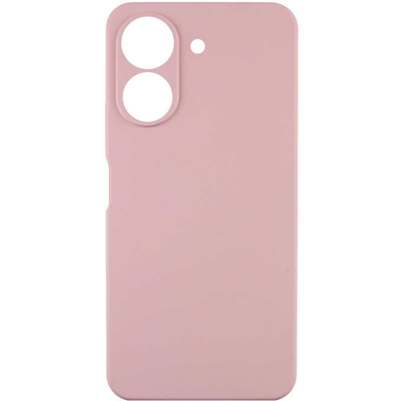 Чехол TPU GETMAN Liquid Silk Full Camera для Xiaomi Redmi 13C / Poco C65 (Розовый / Pink Sand)