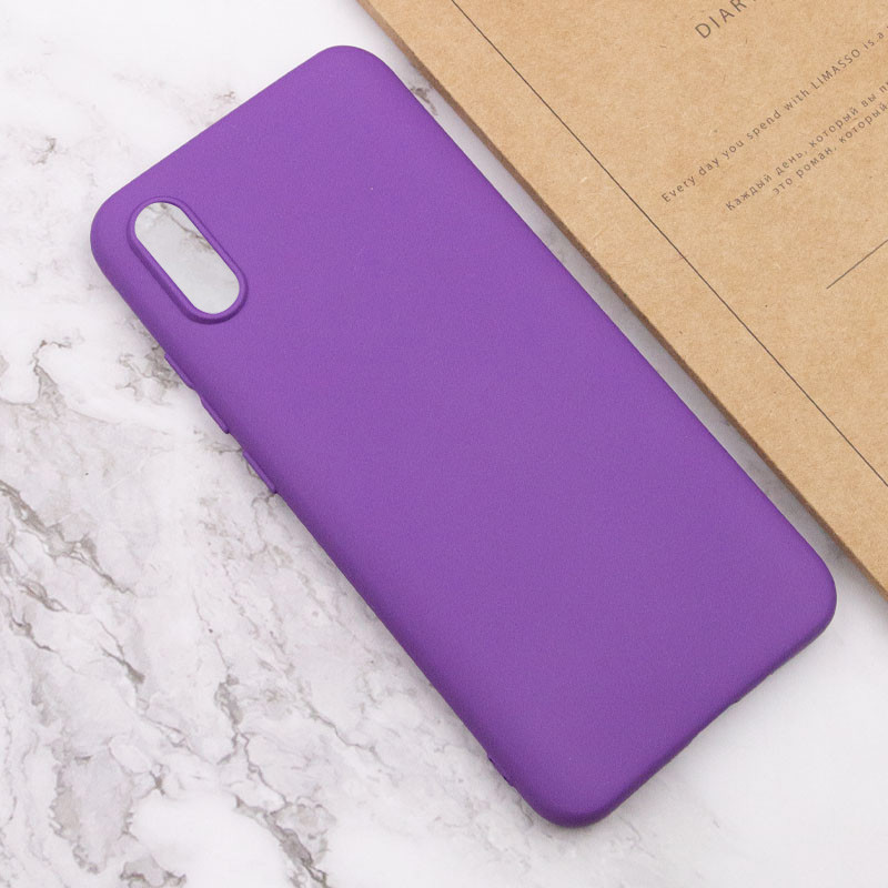 Чохол Silicone Cover Lakshmi (AA) на Xiaomi Redmi 9A (Фіолетовий / Purple) в магазині vchehle.ua