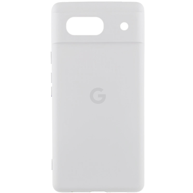 Чехол Silicone Cover Lakshmi Full Camera (AA) with logo для Google Pixel 7 (Белый / White)