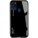 TPU+Glass чехол Gradient HELLO для Samsung Galaxy A21s (Черный)
