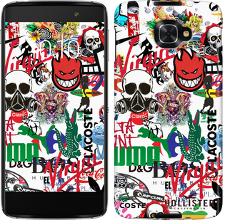 

Чехол Many different logos для Alcatel idol 4s 658199